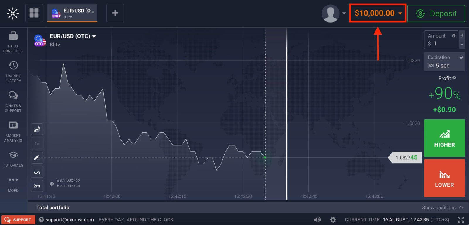 Login e negociação Exnova: acesse opções binárias, Forex e criptografia