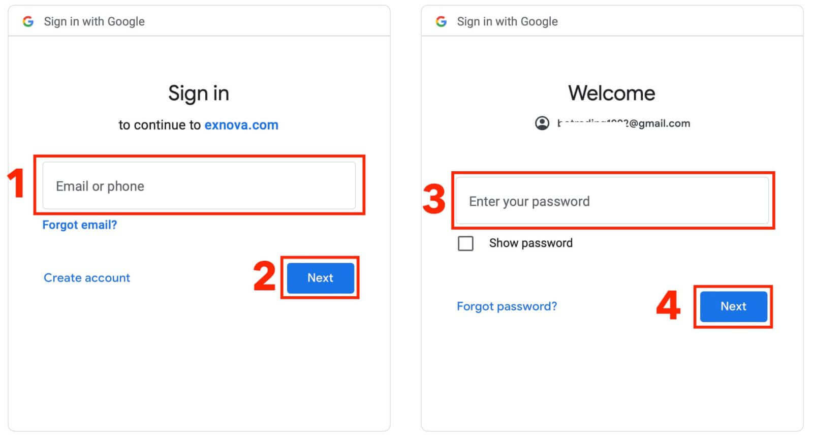 Login e retirada do Exnova: etapas e tempos de processamento Login e retirada do Exnova: etapas e tempos de processamento
