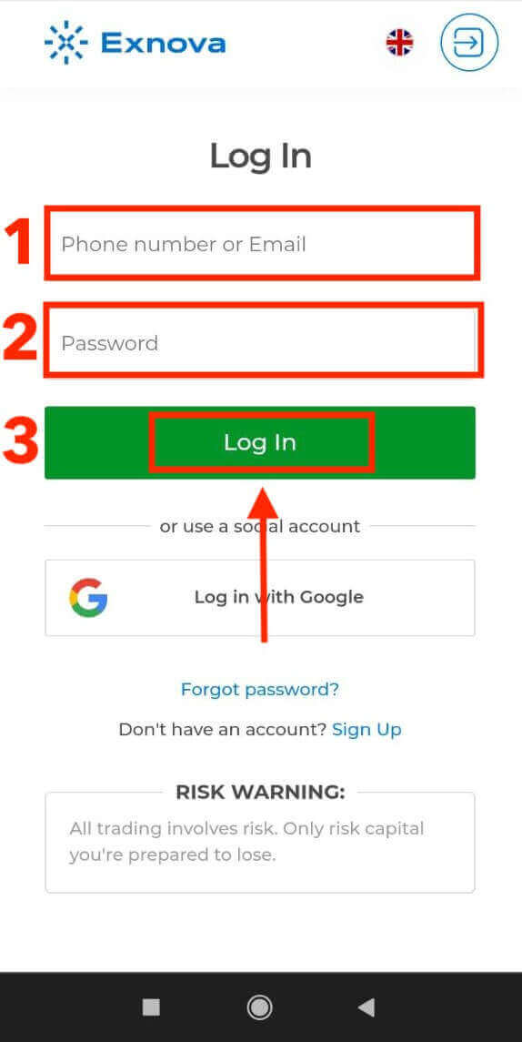 Exnova Sign Up and Login for Trading Account Exnova Sign Up and Login for Trading Account
