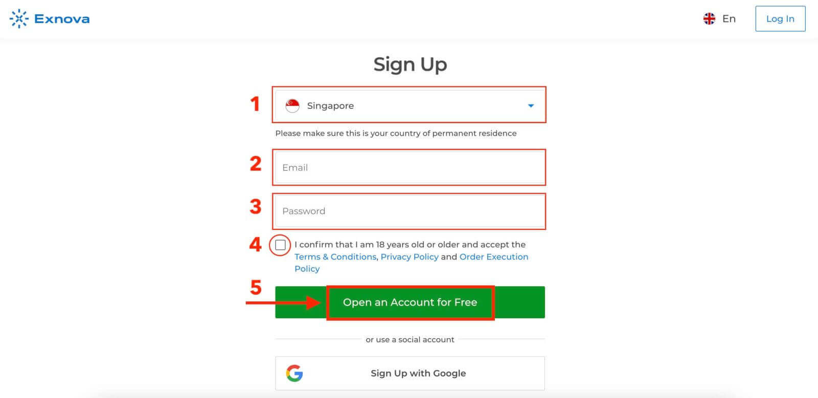 Exnova Sign Up and Login for Trading Account Exnova Sign Up and Login for Trading Account